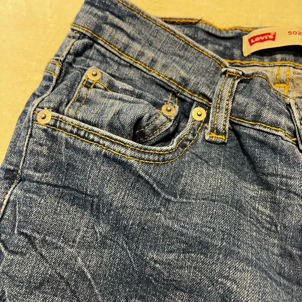 Levi’s 502 Regular Taper Jeans Men’s 28x30 Stretch Blue Denim